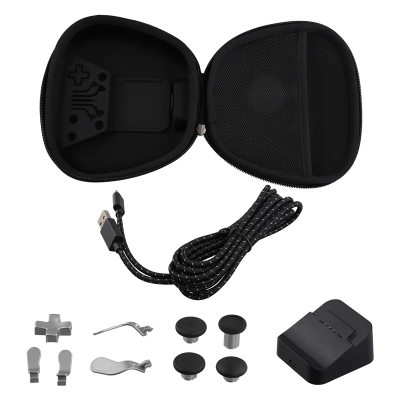 

AT12 Protective Bag For Elite Series 2 Gamepad Carry Case For Controller Type-C Cable Charger Dock Stand Button Paddles