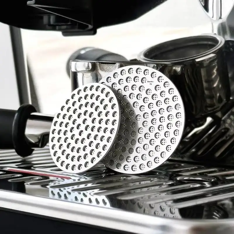 【HG】1Pcs Stainless Steel Espresso Filter 51/53.3/58.5mm Reusable Coffee Puck Screen For Portafilter Barista Accessories