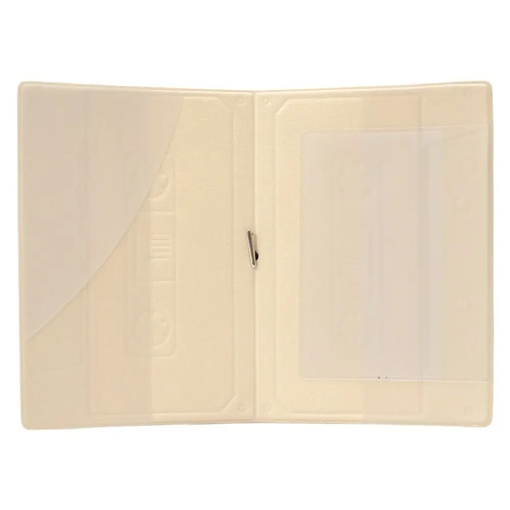Multicolor 3D Pattern Passport Cover Piano Post Audio Tape Camera Certificate Protective Sheath Multi-function Card Holder