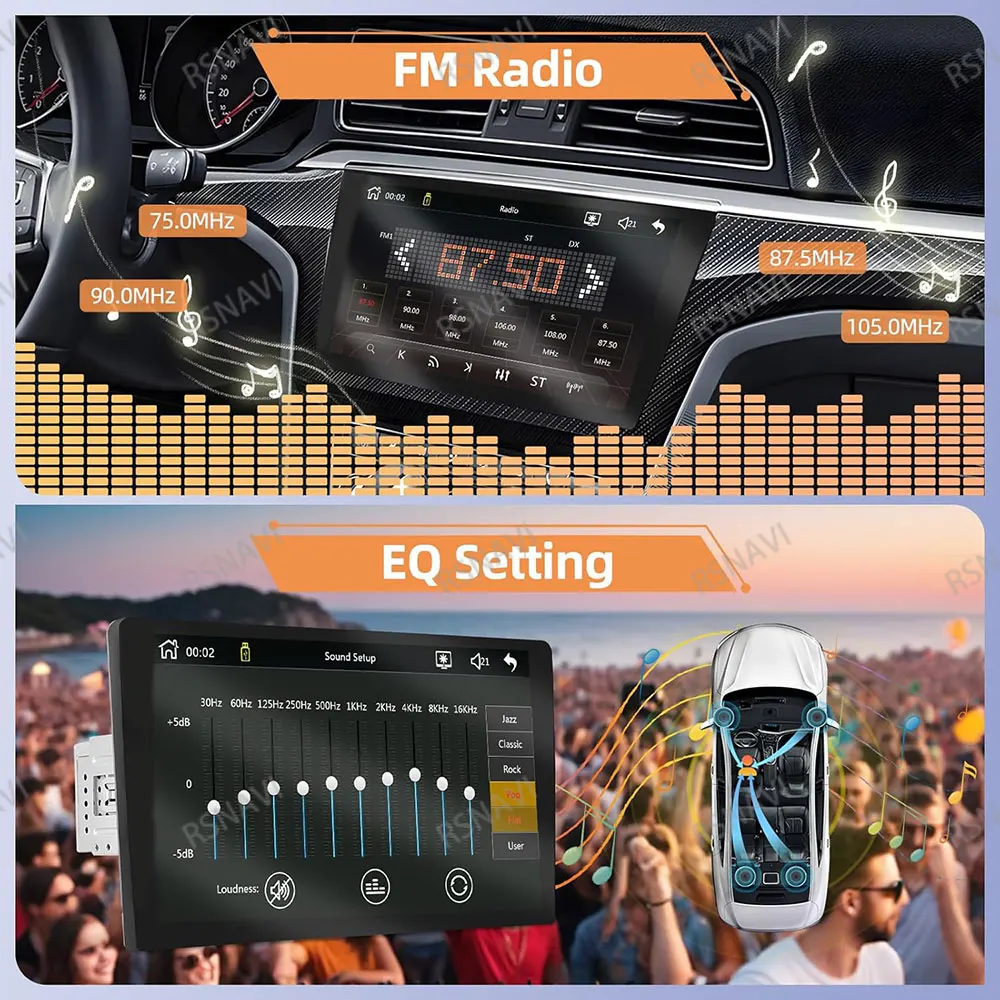 راديو سيارة أندرويد 15 لسيارة تويوتا RAV4 2 CA20 CA20W XA20 2000 - 2003 مشغل فيدو BT QLED Autoradio 2DIN وحدة رأس ستيريو DVD DSP
