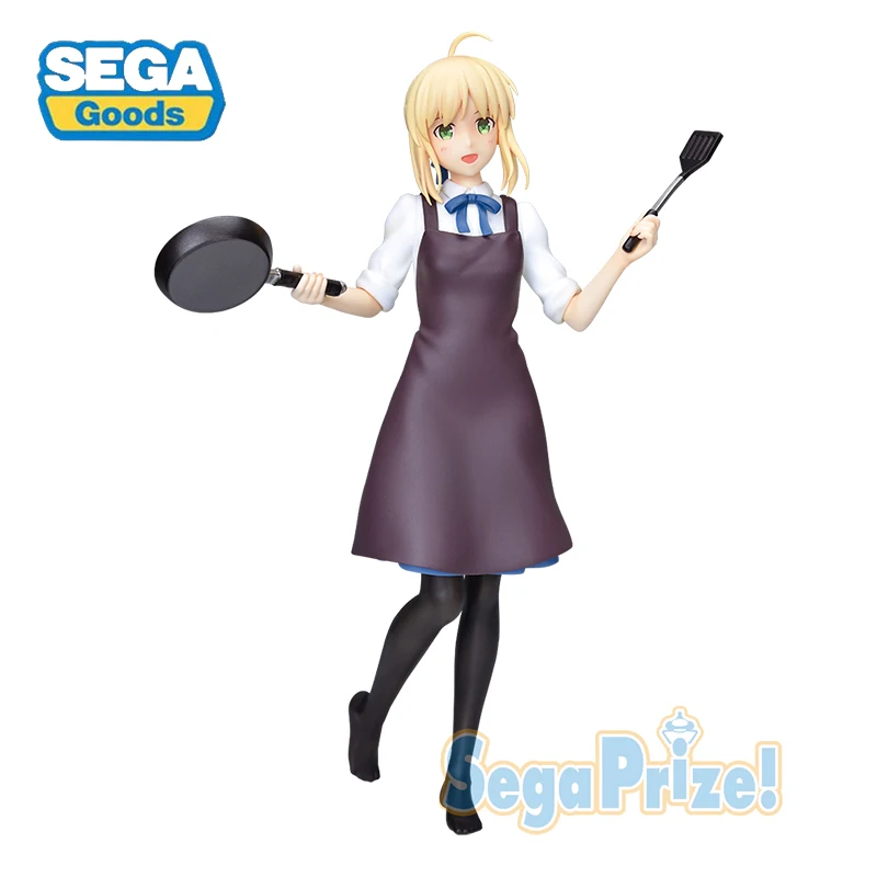 In Stock Genuine SEGA PM Saber Altria Pendragon 21CM PVC Anime Action Figures Colletion Model Toys Gift for Kids