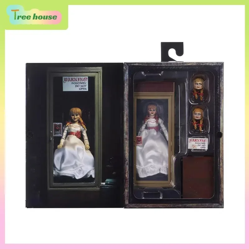 

The Conjuring Universe Anime Figure Annabelle Terrible Moveable Puppet Model Figurine Room Ornament Customized Birthday Gift