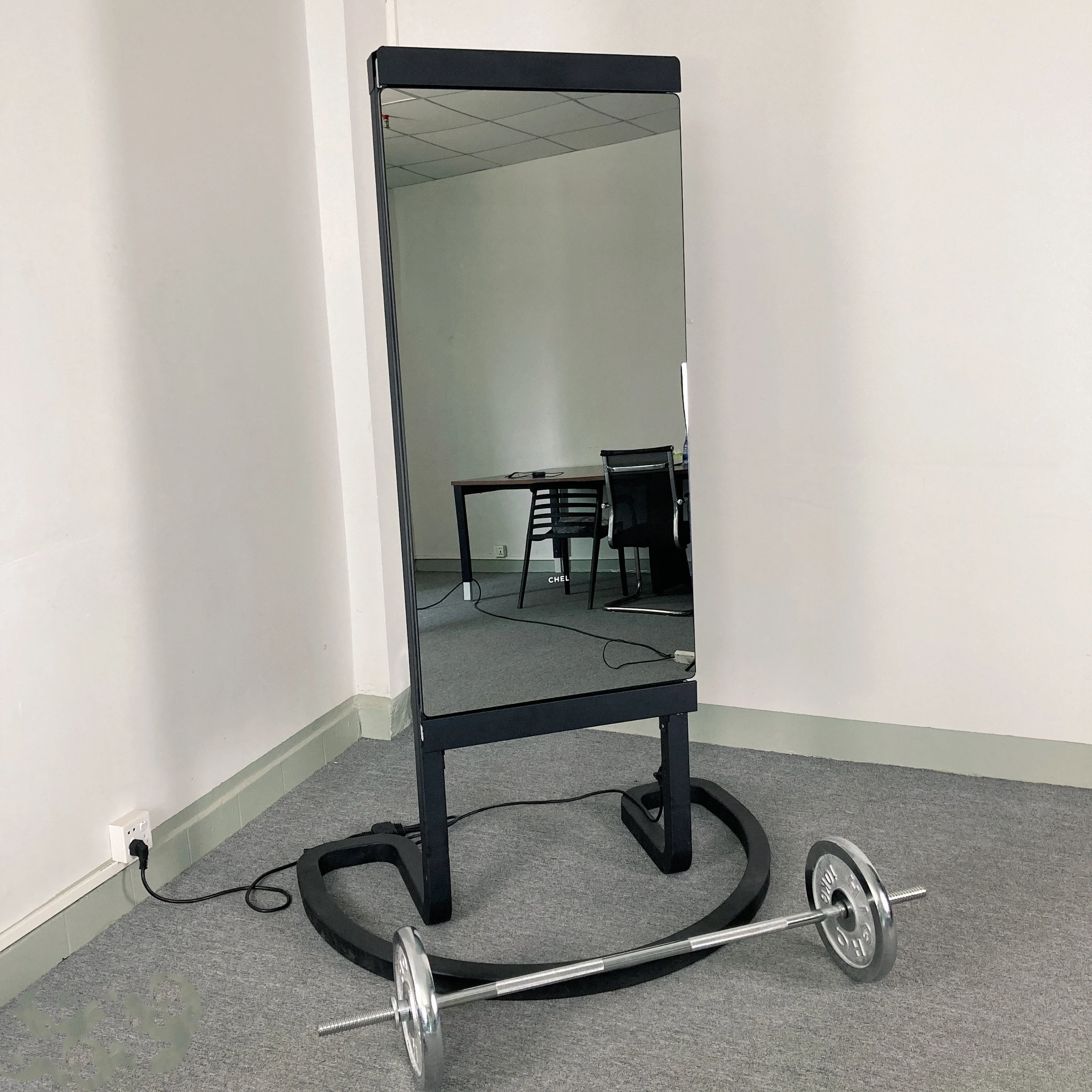 Tystart Smart Multifunctionele Tv Spiegel Trainingsstation 32Inch Lcd Gym Spiegel