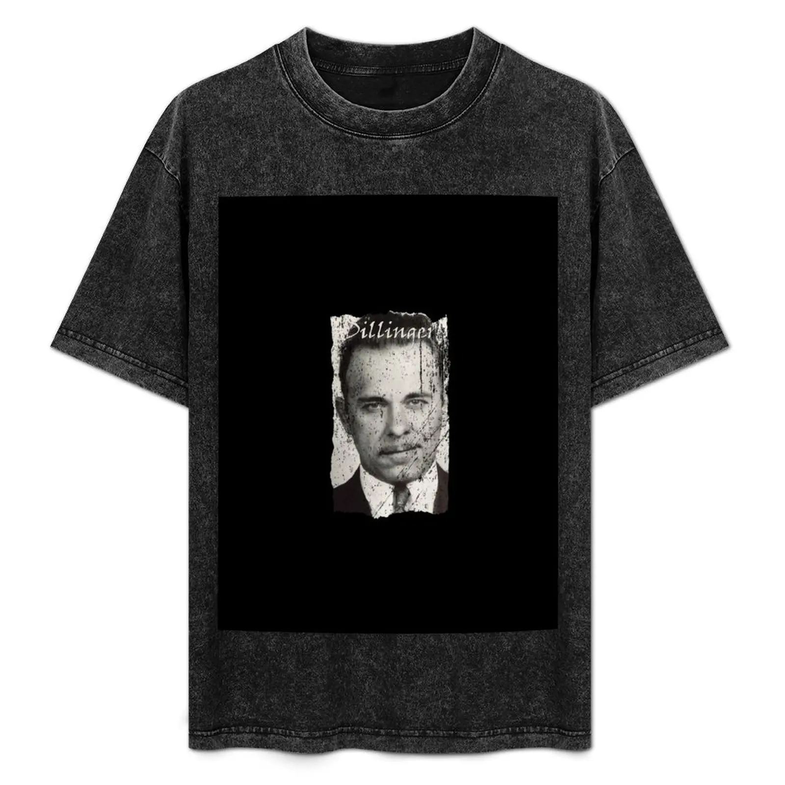 

Gangsters, John Dillinger T-Shirt funny shirt cotton blacks oversize t-shirts man workout shirts for men