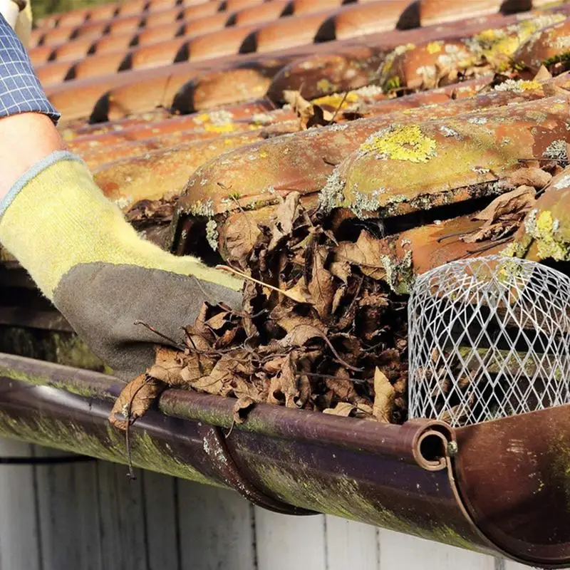 Expandable Gutter Downspout Guards 4pcs Downspout Protectors Efficient Water Mid-Section Rustproof Downspout Guards