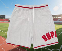 Summer Casual Men's Shorts 3D Printed Elastic Loose Shorts Street Sports Fitness Quick-Drying Quick-Dropping MOTO Shorts
