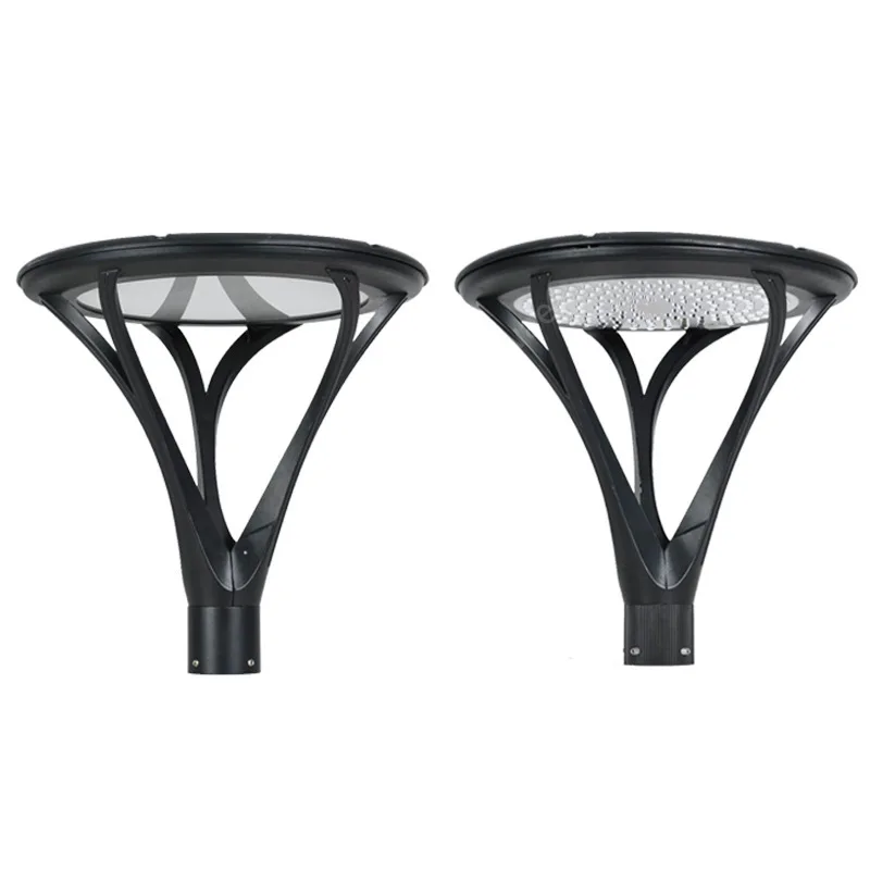 Industrial Light IP65 Waterproof High Efficiency 2400lm With PWM Control 15w Solar Post Top Light For Garden