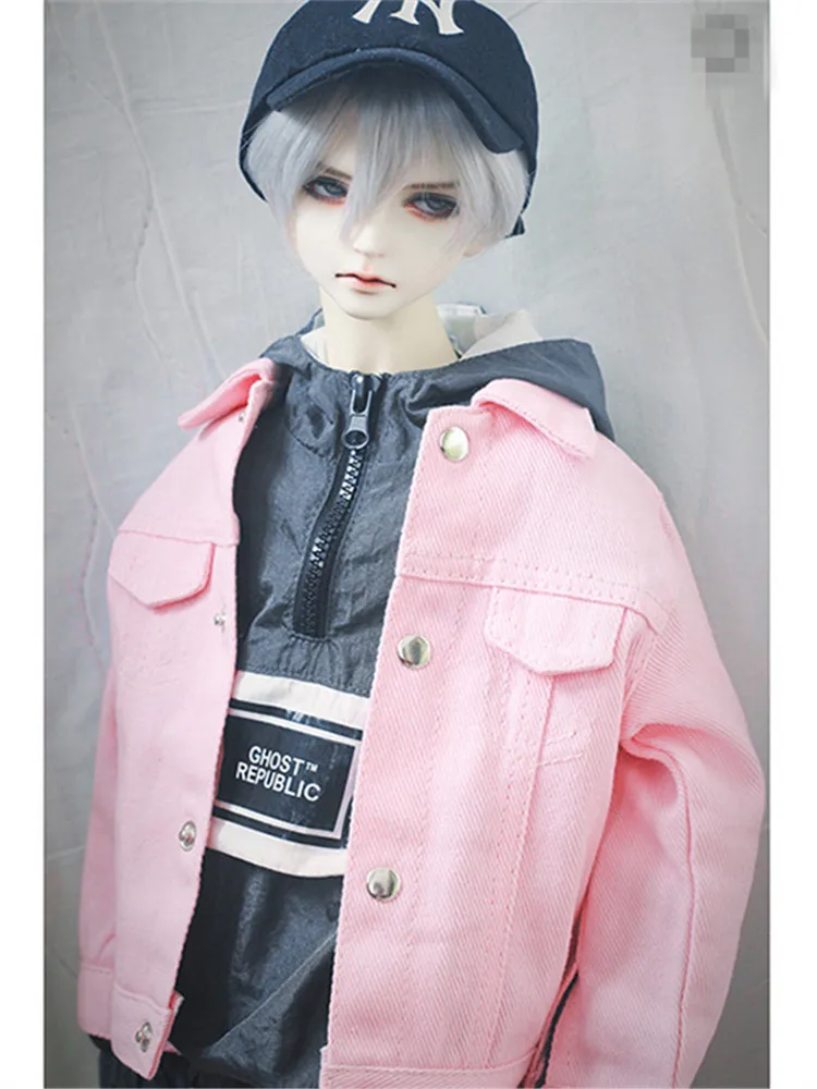 Casual denim jacket For 1/3,1/4 MSD SD17 Uncle BJD Doll Clothes  CMB208