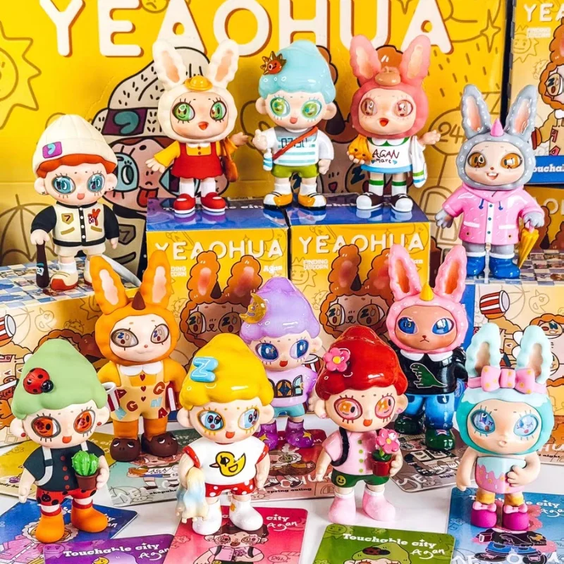 

В наличии Поиск единорога Agan Touchable City Series слепая коробка игрушки-сюрприз загадочная коробка ПВХ настольные украшения подарки на день рождения