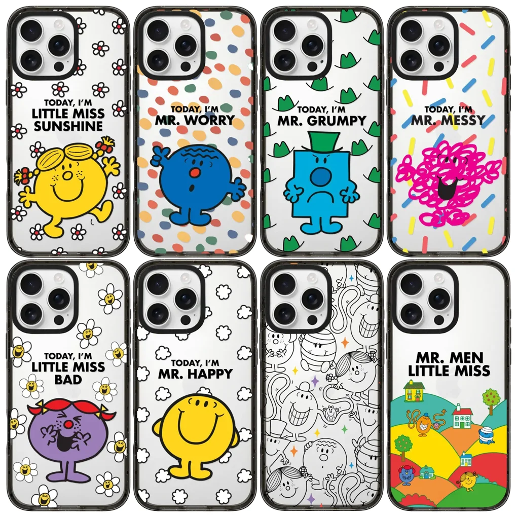 

MISS 2.0 Acrylic Black Border Case for IPhone 12 13 14 15 16 17 Pro Max Case - Protective IPhone Case