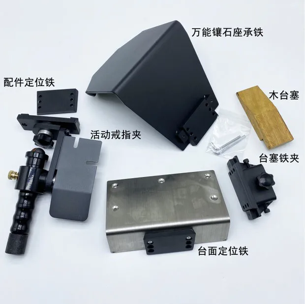 Bench Pin Work Holder, Jewelry Micro Setting Iron Plug Clamp for Ring Stone Inlay