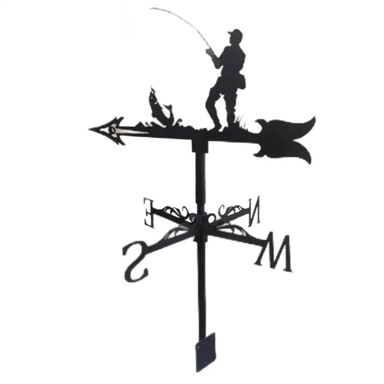 Practical Weather Vane Farm Garden Stake Yard Decor 55cm Tall Ornament Squirrel