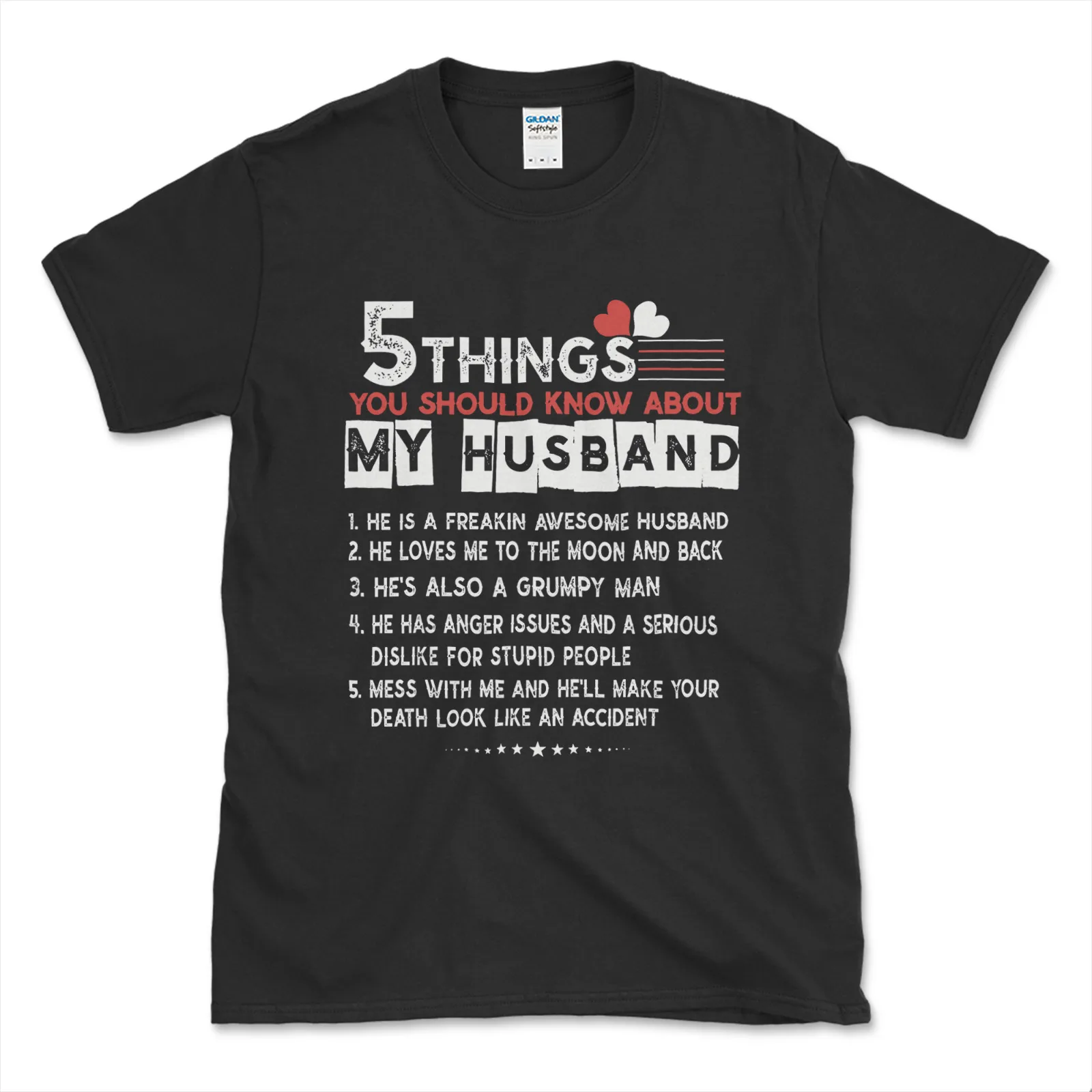 

NEW LIMITED 5 things you should know about my Husband Gift T-Shirt Size S-3XL