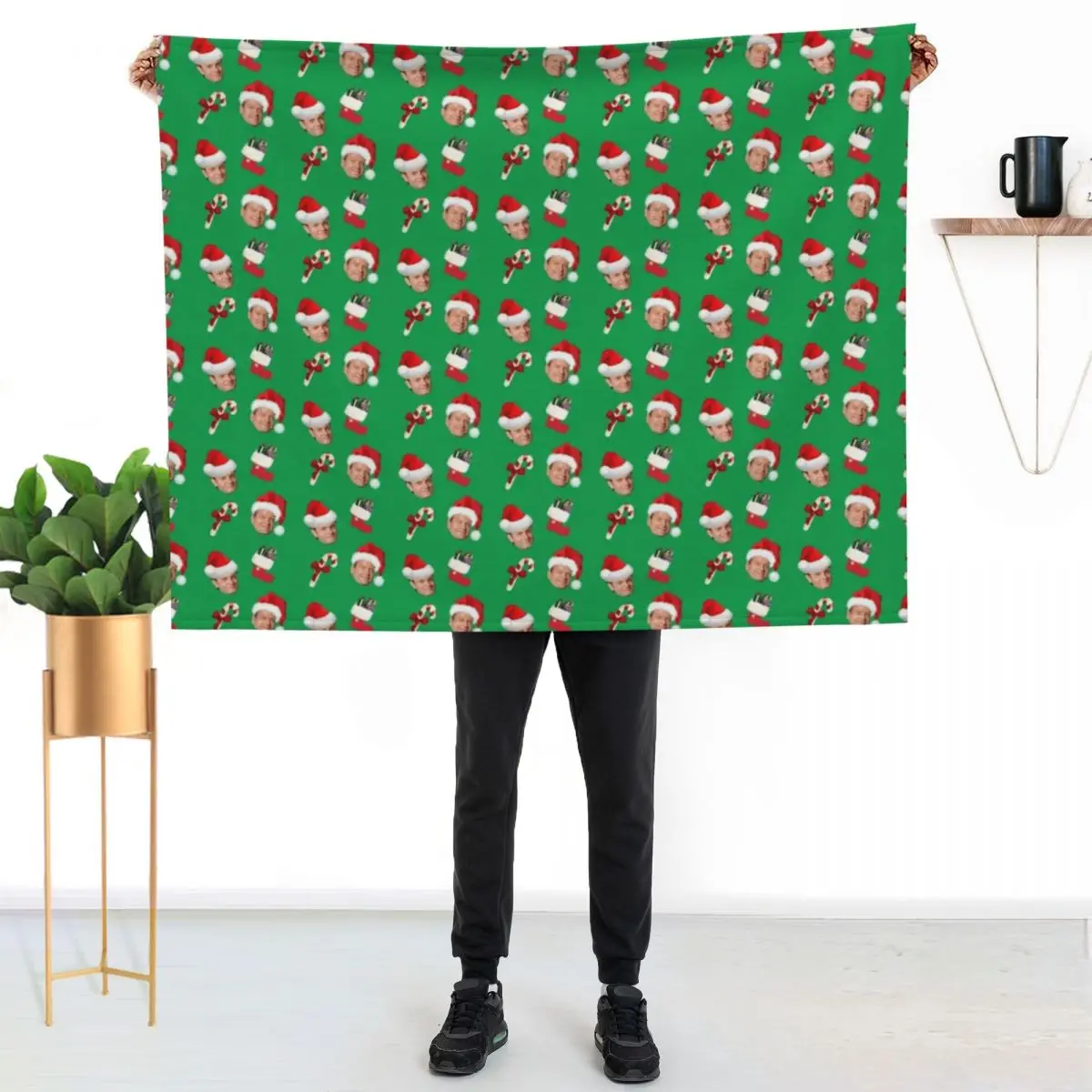 frasier & amp; niles christmas pattern Throw Blanket Soft Comfort Blanket for Reading Watching TV