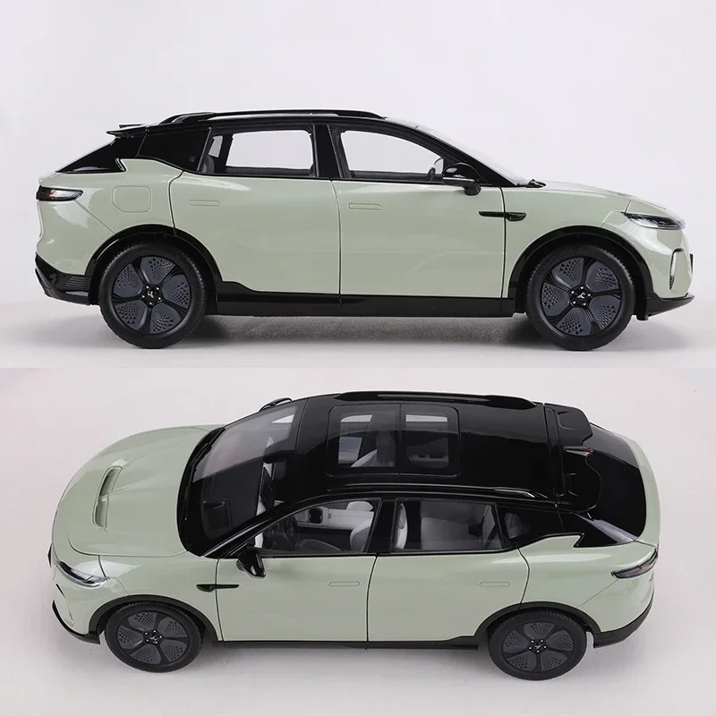 1:18 Dongfeng Lantu Zhiyin الفاخرة EV من Dongfeng Motor سبيكة نموذج سيارة معدنية