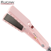 480℉ Titanium Hair Straightener Keratin Treatment Hair Flat Iron Professional Floating Plates Straightening Irons 100-240V