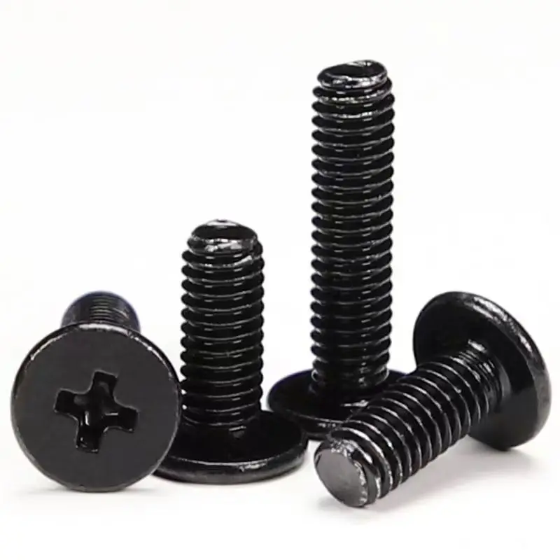 M1.4 M2 *2 3 4 5 6mm Thin Pan Head Cross Phillips Machine Teeth Screws for Mobile Phone Laptop