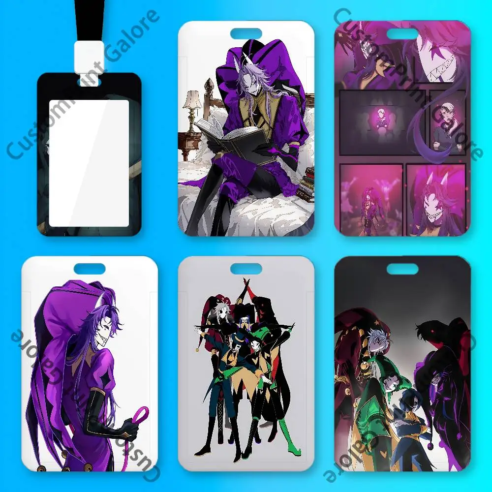 J-Jester Clear PVC Card Holder for Idol Photocards,Meal Campus Cards Display Keychain Pendant