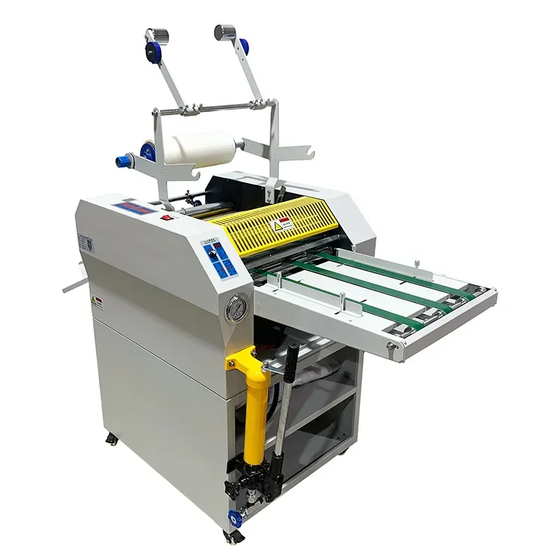 Senwei 390S hydraulic laminating machine oil plus warm laminating machine A3 anti-curl automatic pull-off graphic and text