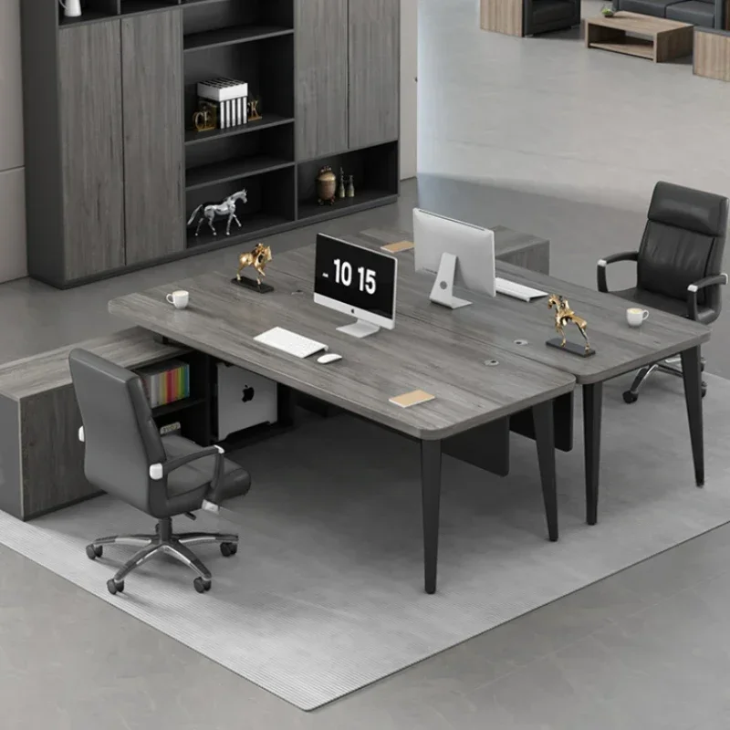 

Напольные ящики для хранения офисного стола, роскошная рабочая книжная полка, европейский современный офисный стол Boss, высококачественная мебель для бюро Meuble