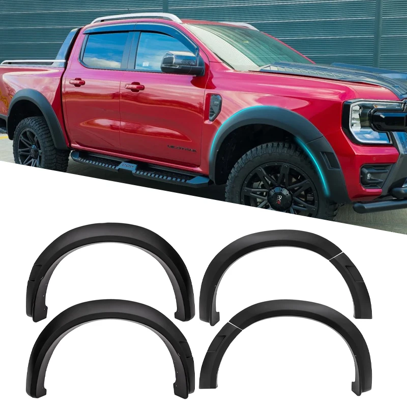 

Fender Flares Wheel Arch For Ford Ranger 2022 2023+ Wildtrak Mudguards Use for Next Gen Double Cabin Truck 4X4 Car Accessories