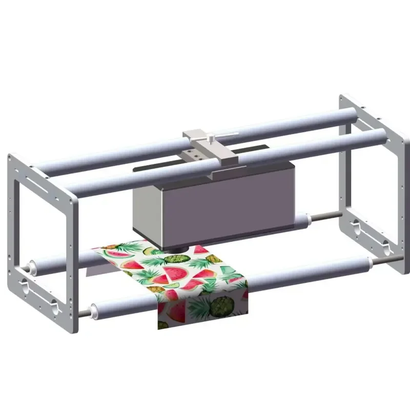 YAOMATEC Automatic TTO UV Laser Printer Industrial Laser Machine for Marking Production Date Serial Number on Plastic Films