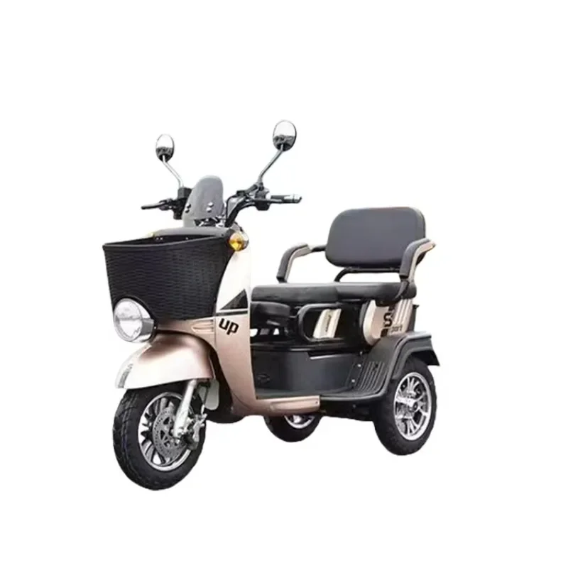 

Новый дизайн, бесщеточный двигатель, 650 Вт, 800 Вт, индивидуальный цветной электрический трехколесный велосипед, 3-колесный самокат для мобильности пожилых людей