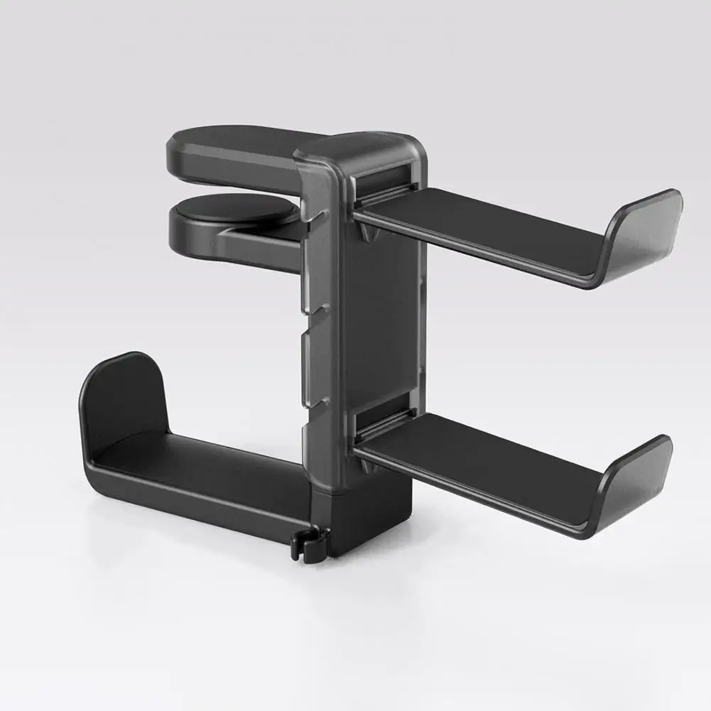 حامل سماعة الألعاب، حامل وحدة التحكم، خطاف دوار 360 درجة، حامل سماعة الرأس العالمي للكمبيوتر الشخصي، حامل سماعة الرأس