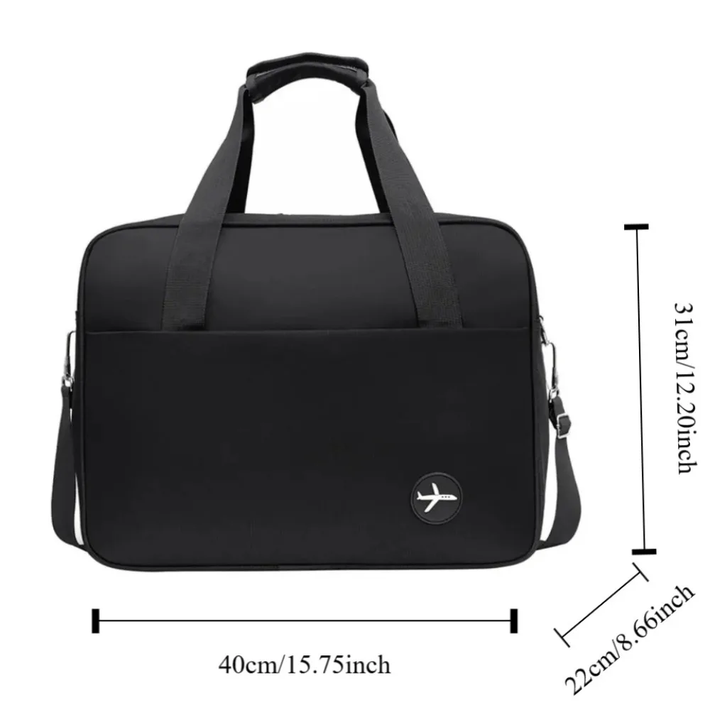 Bolso de viaje de nailon para equipaje de mano, bolsa de lona de gran capacidad para Fitness, Yoga, gimnasio, bolsa de mamá Simple