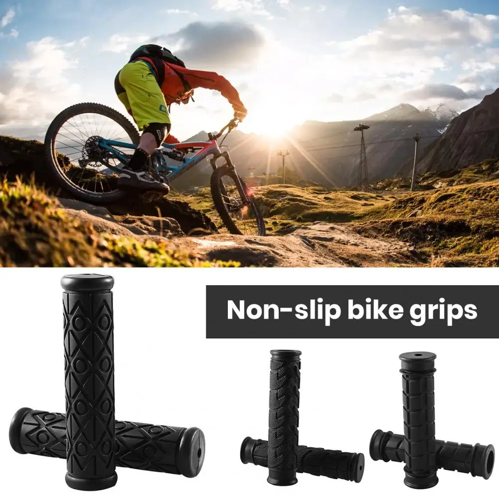 1 Pair Bike Handlebar Cover Shock Absorption Anti-slip Vibration Damping Cycling Bicycle Handlebar Covers Bike Supply 자전거 그립