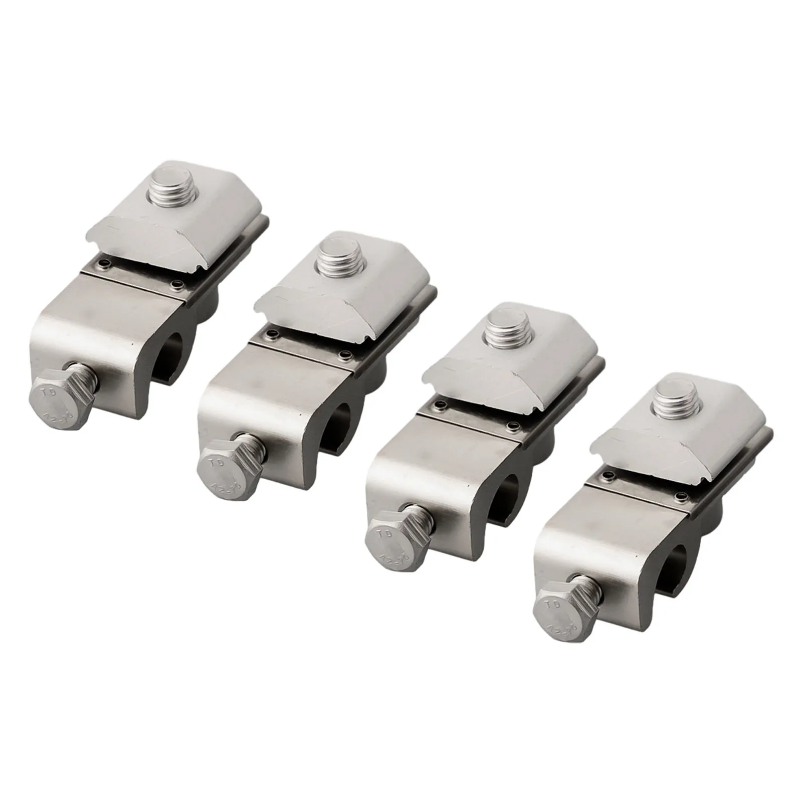 Aluminum Bracket Clamp for Solar Panel Grounding and Mounting on Photovoltaic Rails Roof for carport and Metal Beams