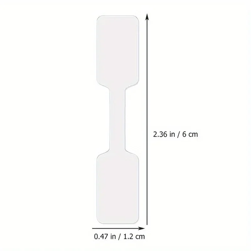 100pcs White Cable Labels - Self-Adhesive Writable Cord Tags for Office/School Organization, Easy Cable Management