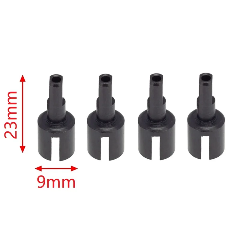 8 Stuks Metalen Aandrijfas CVD en Versnellingsbak Gezamenlijke Cup Differentieel Cup voor Tamiya TT01 TT02 TT-01 1/10 RC Auto upgrade Onderdelen