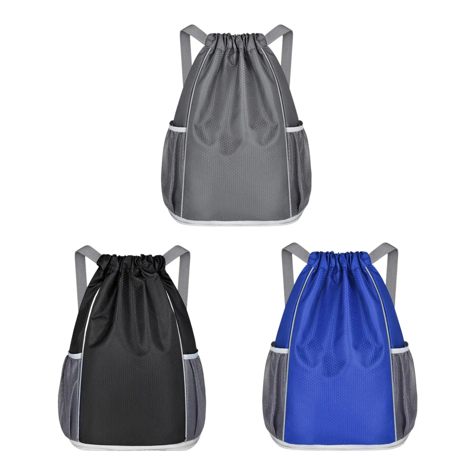 

Basketball Backpack Water Resistant with Shoe Compartment Sackpack Casual Drawstring Backpack for Travel Outdoor Swimming Beach