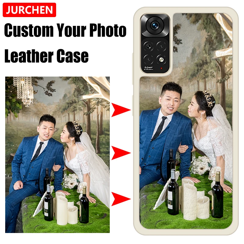 Silicone Custom Photo Glass Case For Xiaomi Redmi Note 13 C 13C A3 Poco C65 K70 M6 X6 Pro Plus K70E K40 Gaming 5G Leather Cover