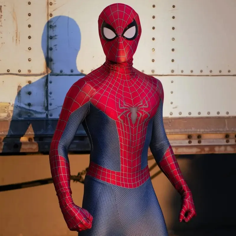 

❤ ❤ 2025 Хэллоуин Мужчины TASM 2 Человек Косплей Костюм Зентаи Костюм Взрослые Мальчики Мужской Полный Боди Комбинезон Новый ★ ☆