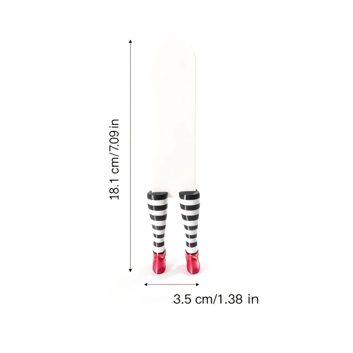 1Pc Red High Heels Witch Legs Bookmark | Ruby Slippers, Funny English Text Bookmark, Creative Accessory for Book Lovers and Fans