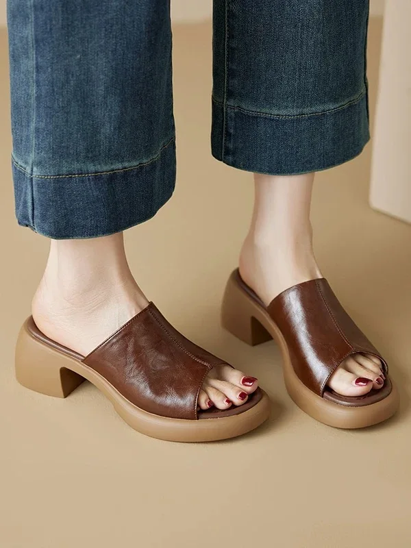 

Женские тапочки, новинка лета 2024, сандалии на толстой подошве, женские роскошные дизайнерские тапочки с квадратным носком, женские шлепанцы, Zapatos De Mujer