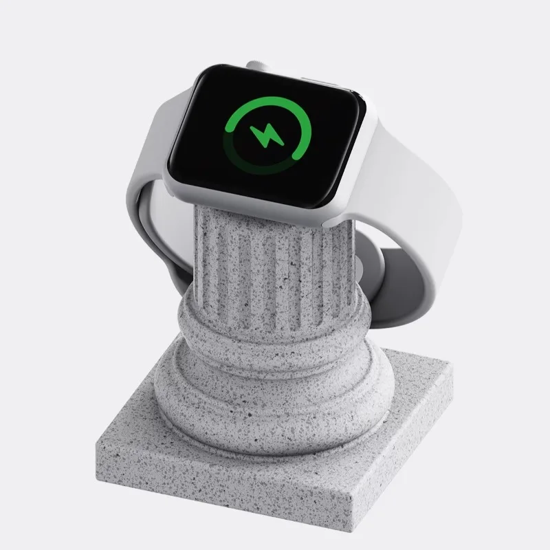 Luxury Watch Charger Stand for Apple Marble Texture Iwatch Support Base Decor Watch Charge Holder Watches Accessories Organizer