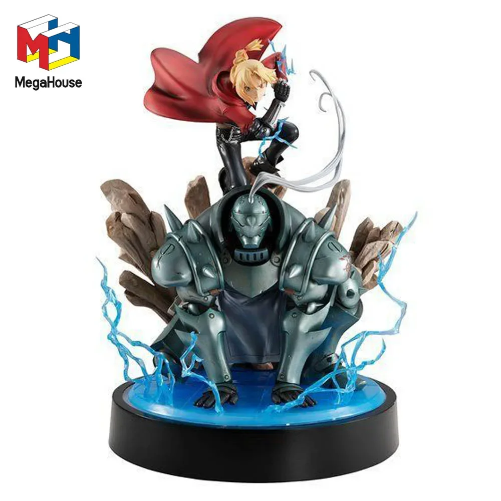 In Stock Original MegaHouse Precious G.E.M. Fullmetal Alchemist Edward Alphonse Figure Anime Model Genuine Boxed Toy