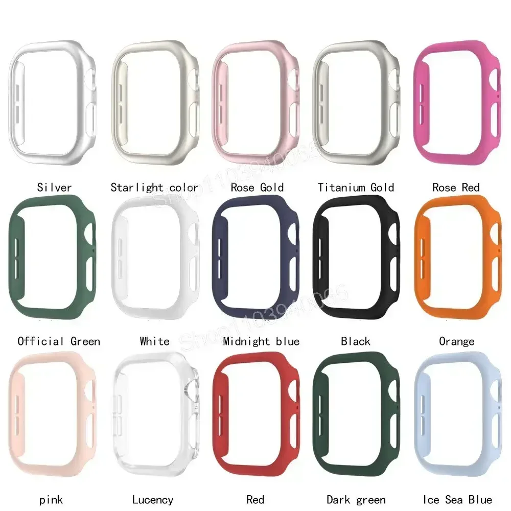 PC Bumper Case For Apple Watch Series 10 46mm 42mm Hollow Protective Hard For  iWatch S10  42/46MM Protector Cover Accessories