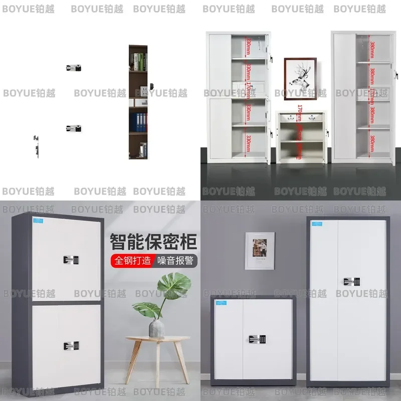Smart Biometric Safe with Electronic Keypad Heavy Duty Steel Security Cabinet for Home Office Document Storage Fingerprint