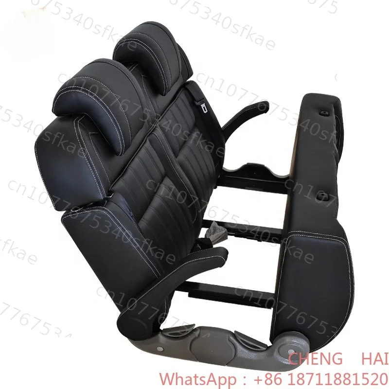 Customized Customized Comfortable RV Bed Seat Fashionable Design Luxurious Motor Home Seat Made Leather Metal Professionally Van