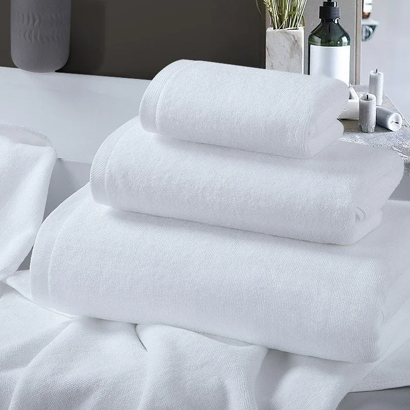 Thicken Bath Towel 100% Cotton Soft Absorbent Hand Face Towel For Bathroom and 5 Star Hotel