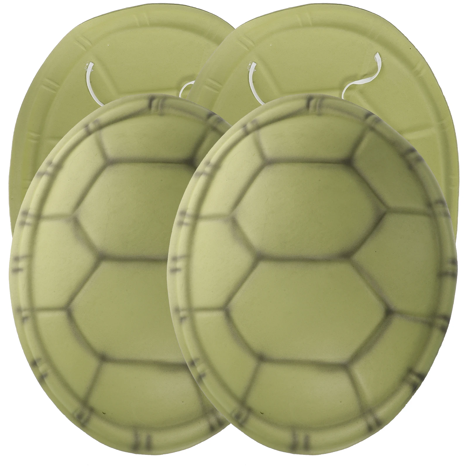 

4 Pcs Turtle Shell Props Soft Costume Accessories for Party Halloween Cosplay Stage Photos EVA Material Fits Most People