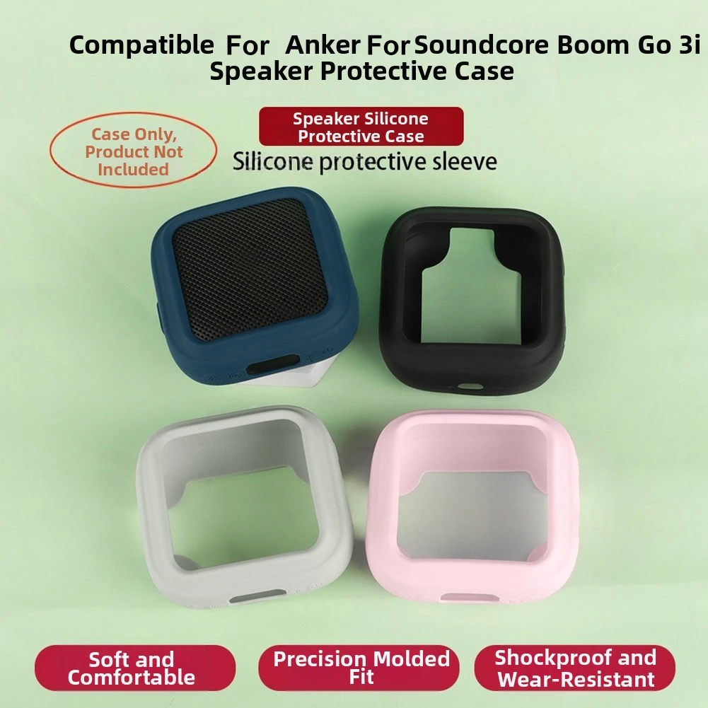 

Силиконовый чехол для Anker Soundcore Boom GO 3i, пылезащитный, устойчивый к царапинам, защитный чехол, идеально подходит для использования на открытом воздухе!