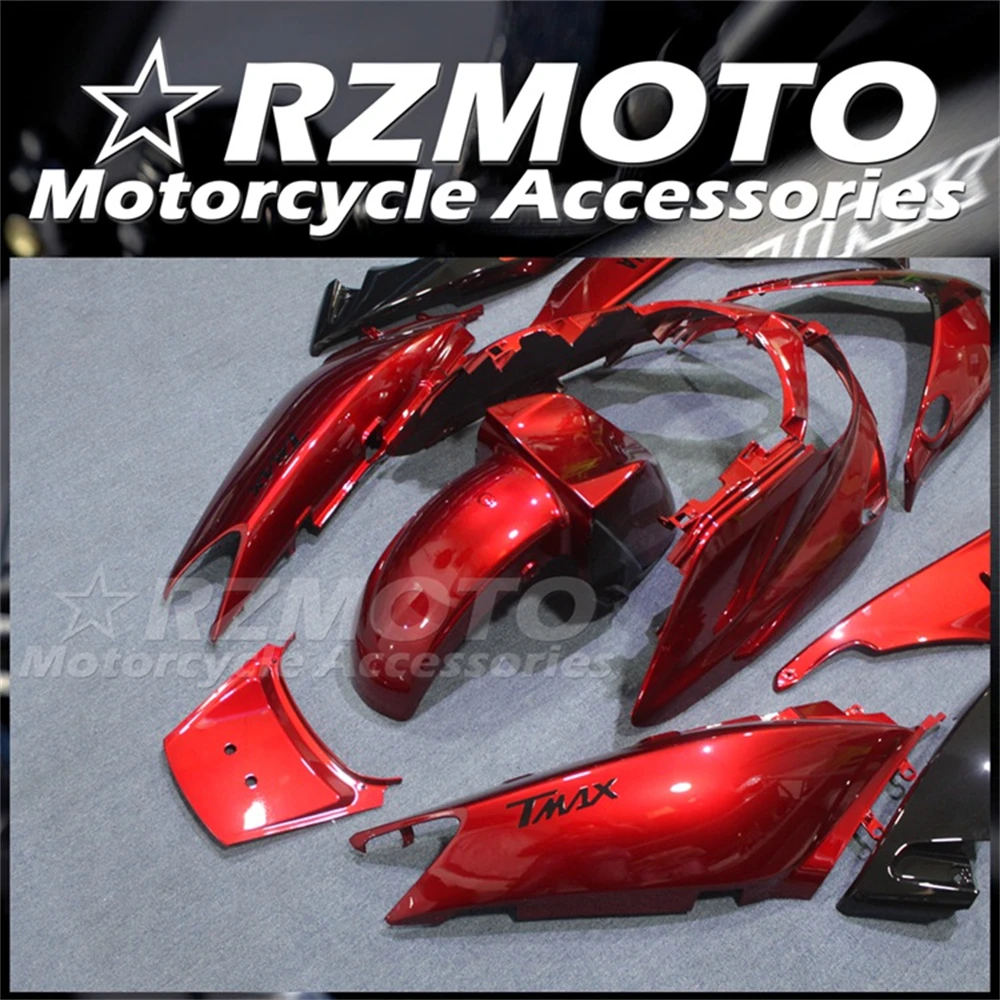 Injection Mold New ABS Fairings Kit Fit for YAMAHA Tmax 500 2001 2002 2003 2004 2005 2006 2007 Bodywork Set Red Black