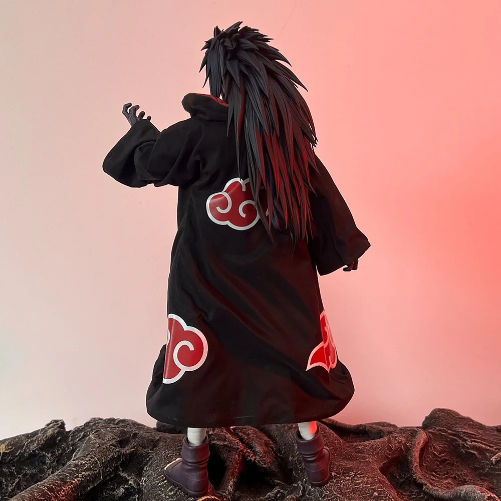 In Stock 1/6 Scale Naruto Uchiha Itachi Uchiha Madara Akatsuki Robe Cloak Model for 12-inch Action Figure Body DIY