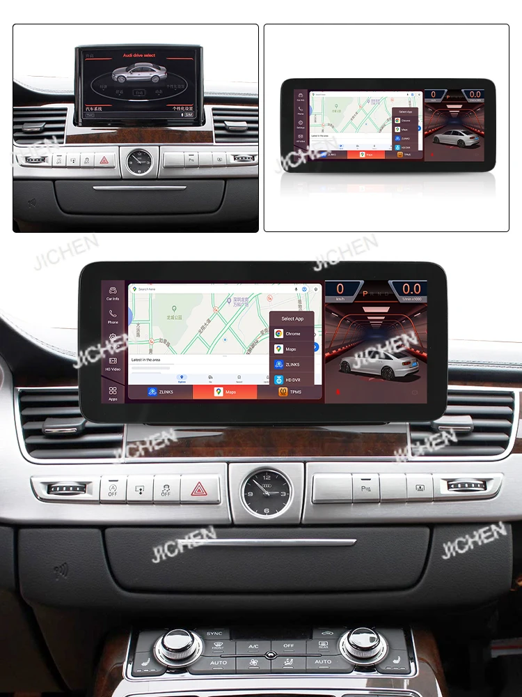 لأودي A8 D4 2011 2017 معالج الإشارات الرقمية تشغيل السيارة اللاسلكية 8Gb 256Gb IPS الشاشة #3