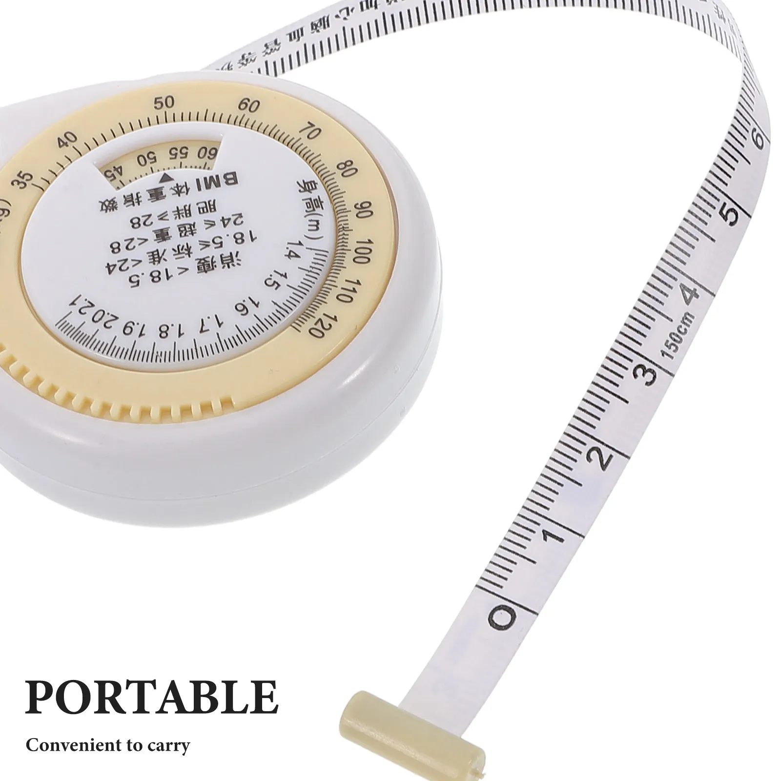 Body Measuring Tape Automatic Retractable Telescopic Tape Measure for Waist Arms Fitness Trainer Therapy Health Monitoring